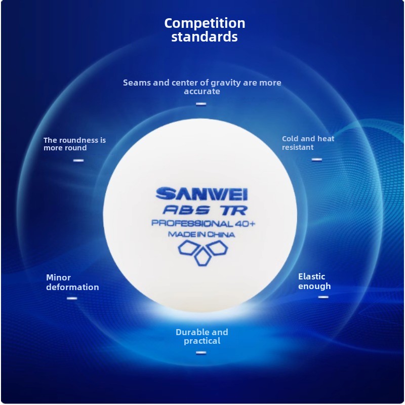 50 100 pcs Sanwei New Material - Table Tennis Vr recension och pris