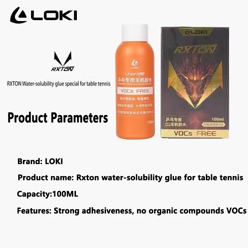 LOKI Waterbased Glue 100ml Wat - Table Tennis Loki recension och pris