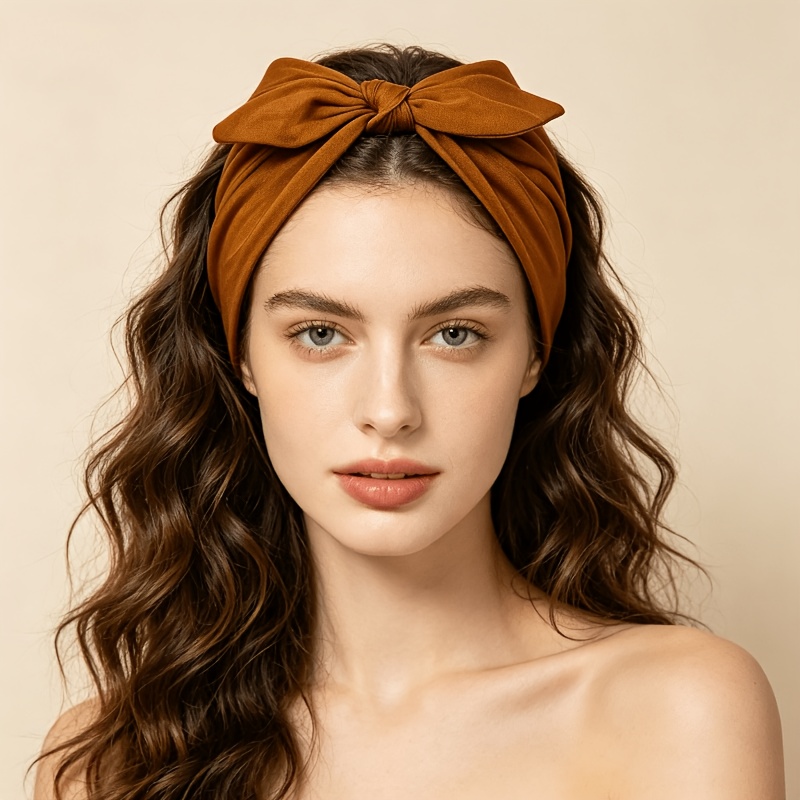 2pcs Bohemian-Style Bow Headsc - Anti Loop Rubber recension och pris