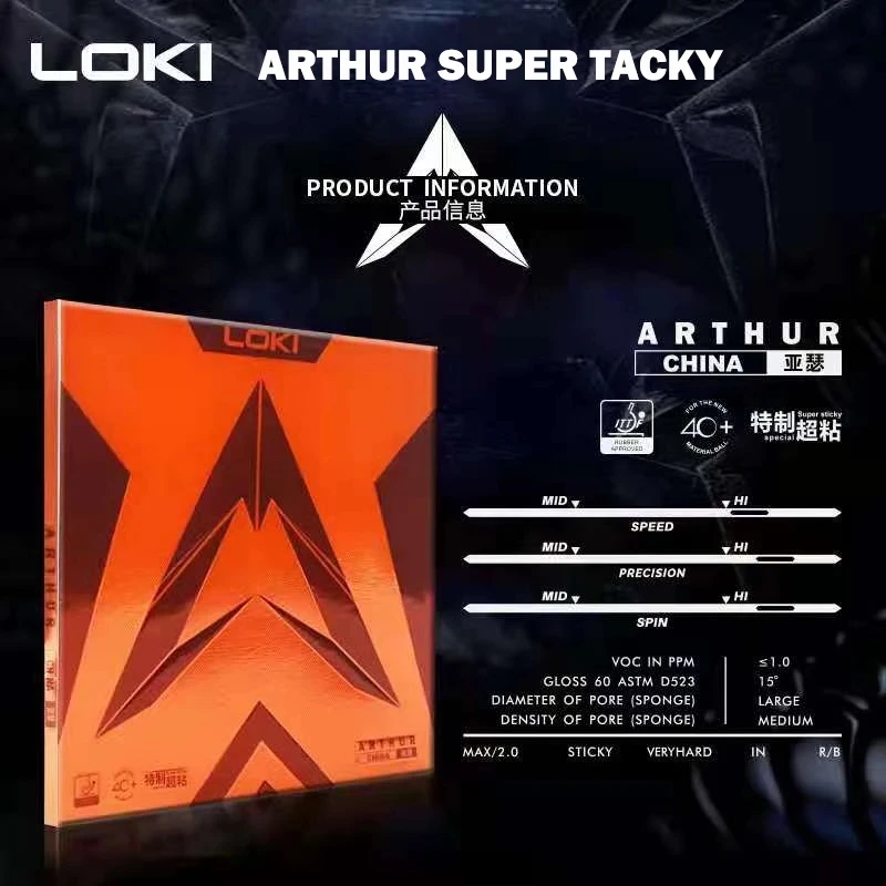 Original LOKI ARTHUR Europe/As - Table Tennis Loki recension och pris