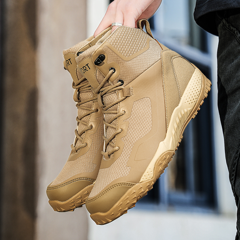 Men New Tactical Boots Outdoor - Anti Loop Rubber recension och pris